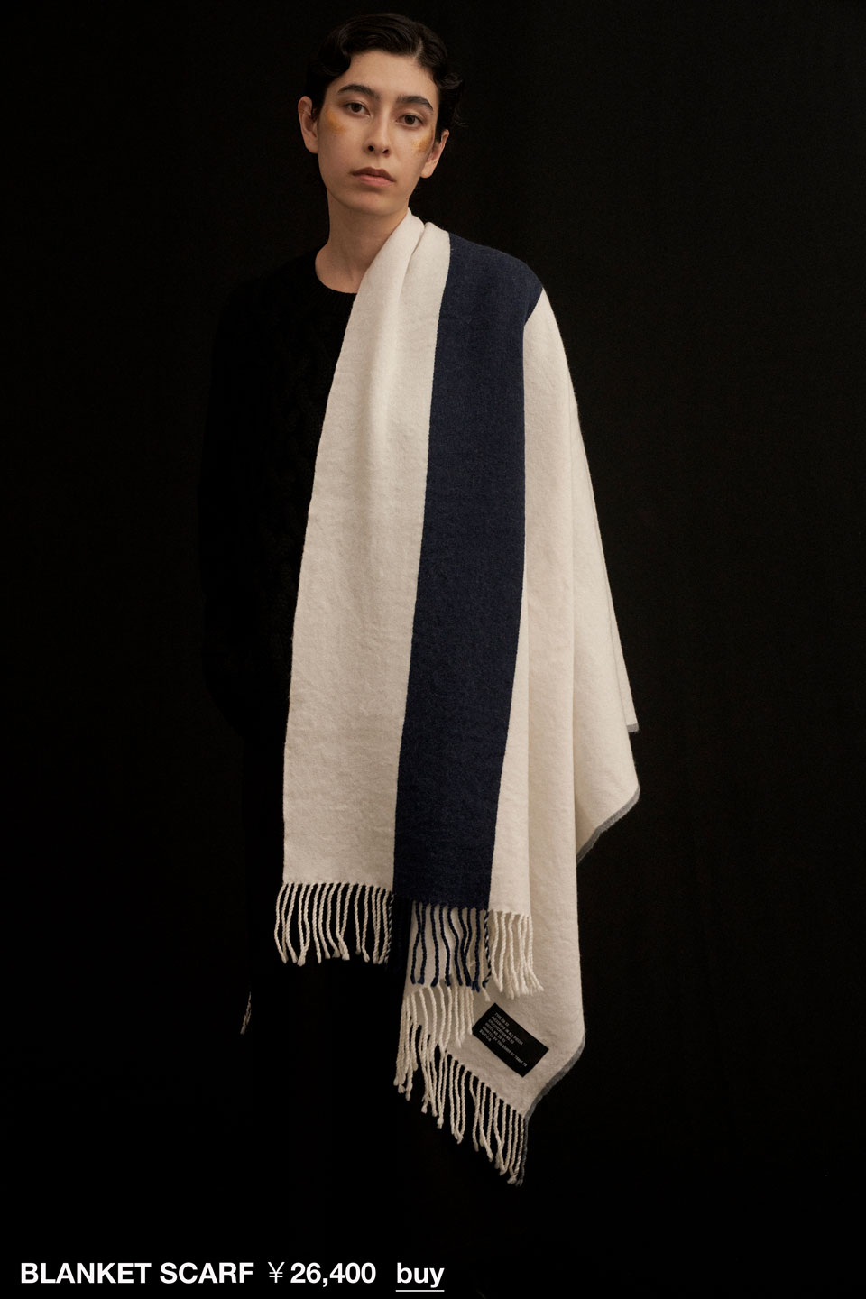 BLANKET SCARF ¥26,400（tax in)